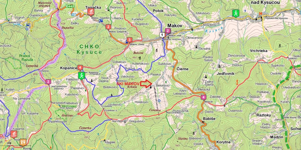 Ski Apartman Sajmon So Saunou Маков Екстериор снимка
